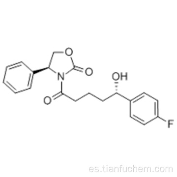 (4S) -3 - [(5S) -5- (4-fluorofenil) -5-hidroxipentanoíl] -4-fenil-1,3-oxazolidin-2-ona CAS 189028-95-3